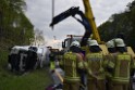 VU Gefahrgut LKW umgestuerzt A 4 Rich Koeln Hoehe AS Gummersbach P376